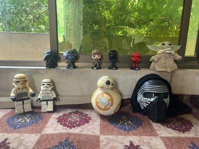 Star wars action figures collection