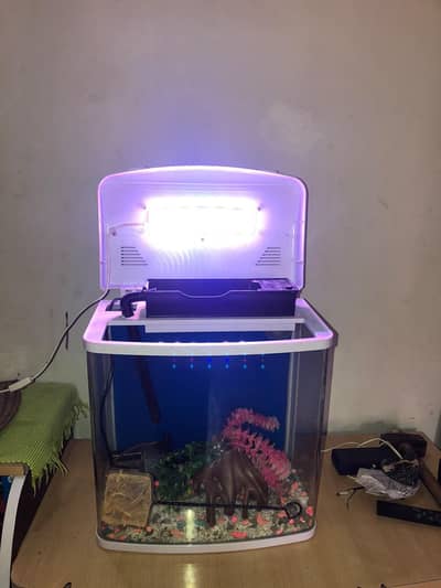 HR3-380 Complete Aquarium Fish Tank With LED LIGHt, filters