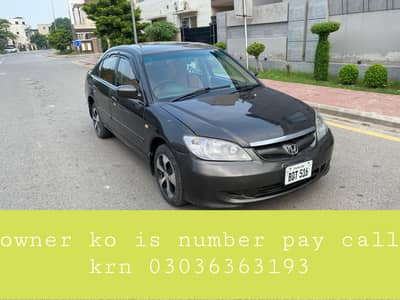 03036363193 call me Honda Civic Exi Manual Chat Genuine