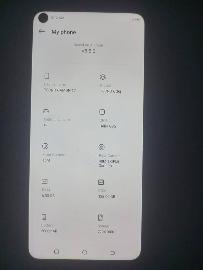 Tecno Camon 17 7