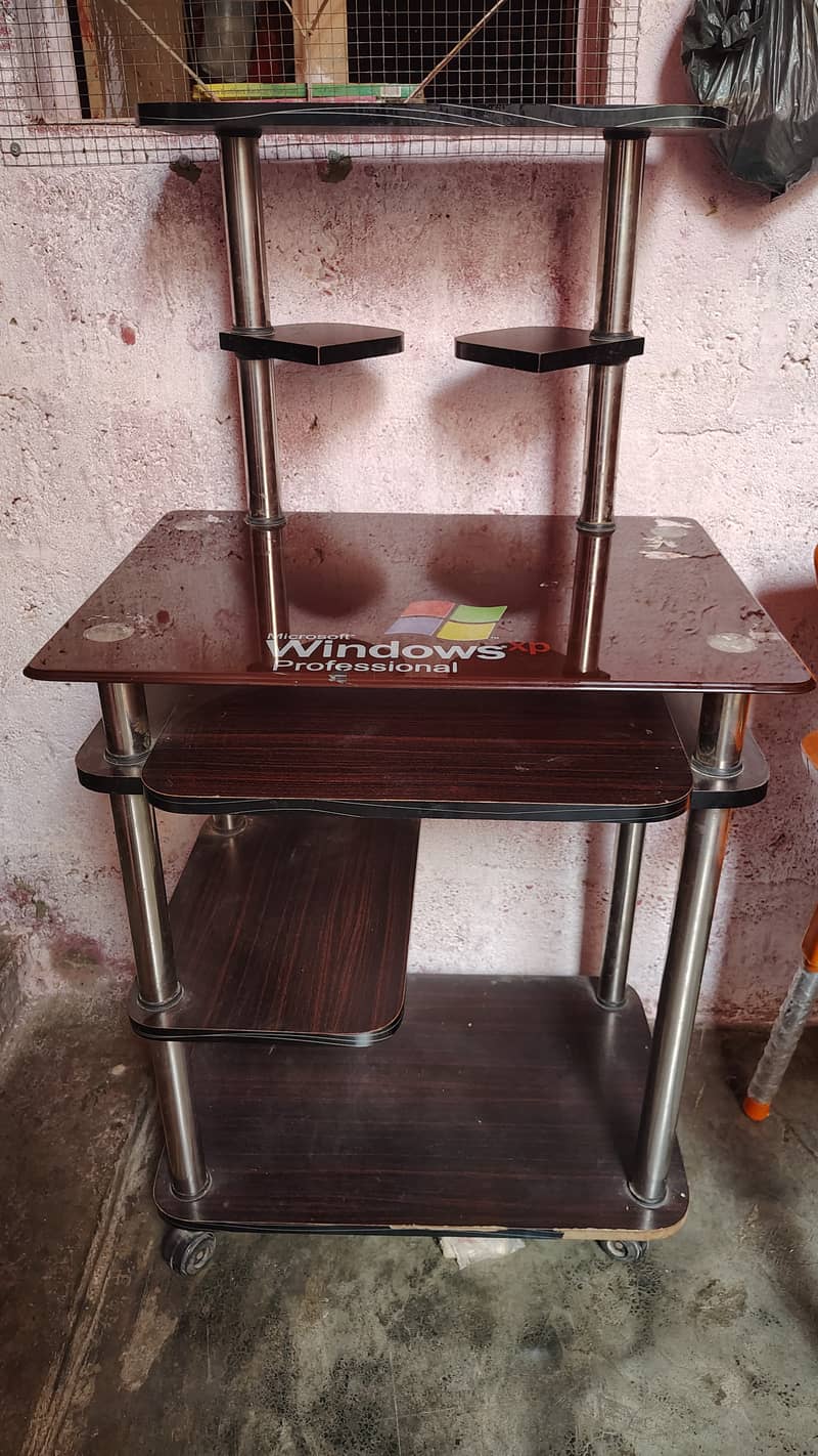 Computer table trolley Good Condition 0