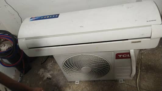 Tcl 1.5 ton inverter Ac saaf Halat mn hh bilkul Gass ok hh