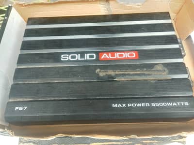 Solid Audio F57 Amplifier 5500 watt