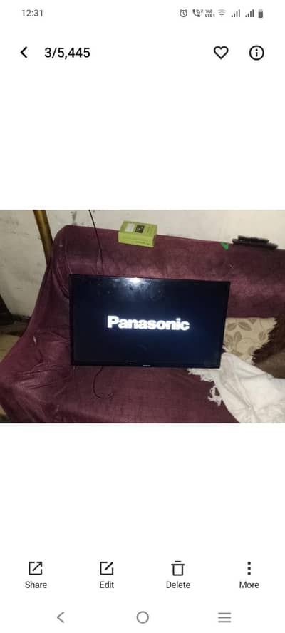 orignal Panasonic ke led ha 32inch ,option usb, hdmi