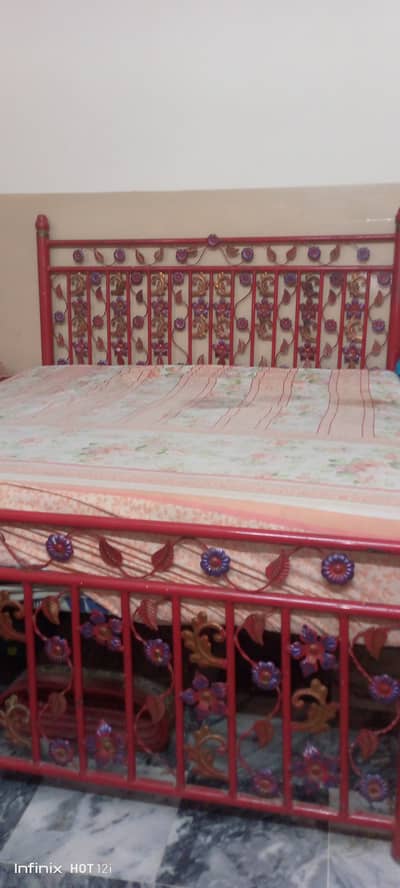 Double bed iron double bed