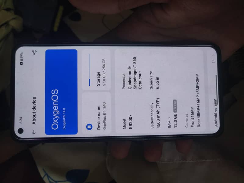 One Plus 8T 8