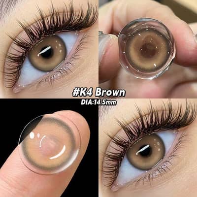"Premium Quality Eye Contact Lenses - [dahab/multi colour]".