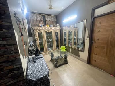 three bed dd ground floor portion for rent in johar