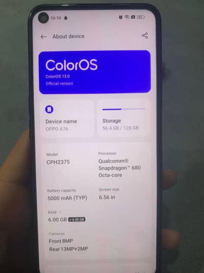 OPPO A76