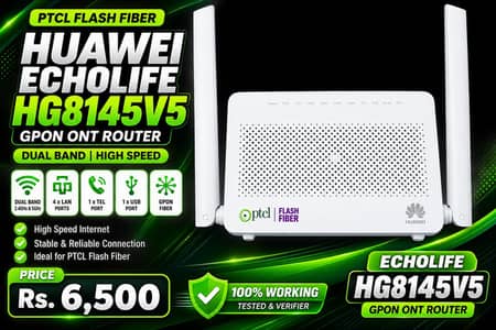 Huawei Router (Ptcl Flash Fiber)