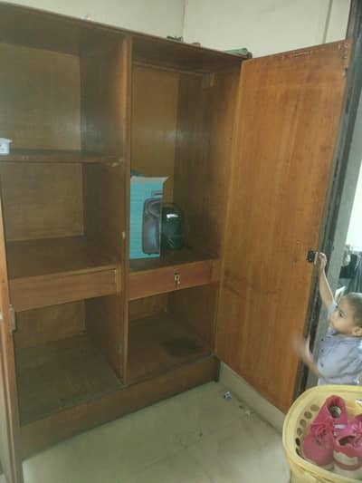 2 Door Wooden Cupboard For Sale
