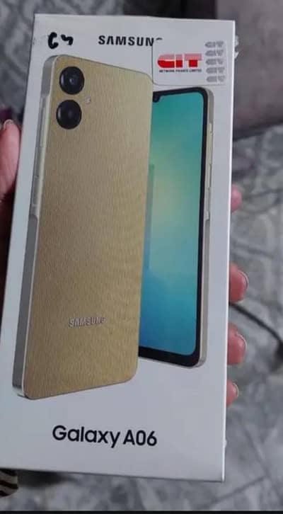 Samsung Mobile A06 Official PTA approve 4/64gb with box only