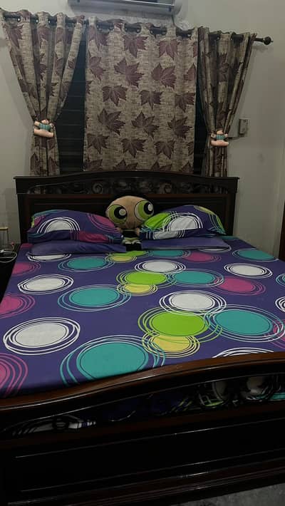 bed with side tables only no matress