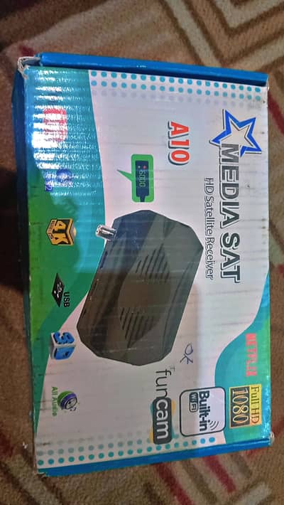 Media set HD satellite receiver Complete box
