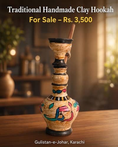 Traditional Handmade Clay Hookaart