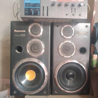 buffer speaker complete set speaker 120 watt and mixture Eco song with