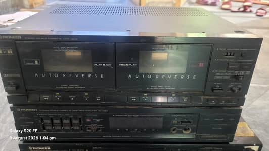 pioneer Amplifie Cassete player