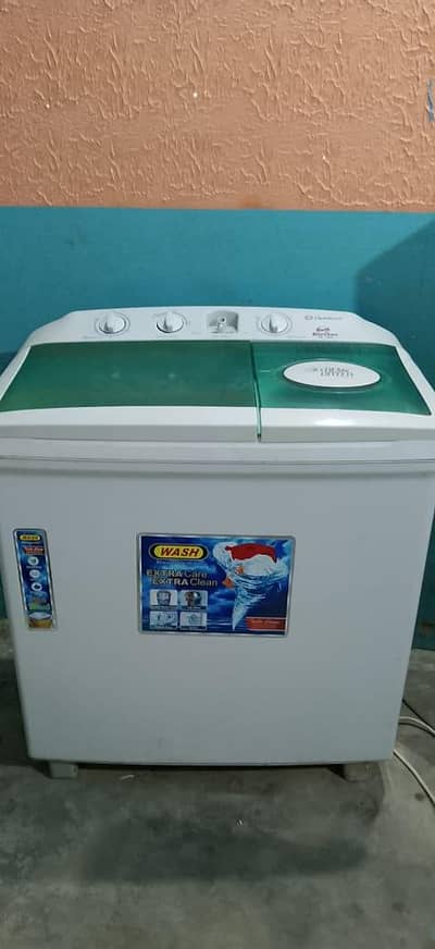 Haier ki twin tub washing machine 8kg video available