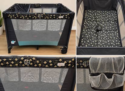 Tinnies 2-in-1 Baby Cot & Playpen – Excellent Condition