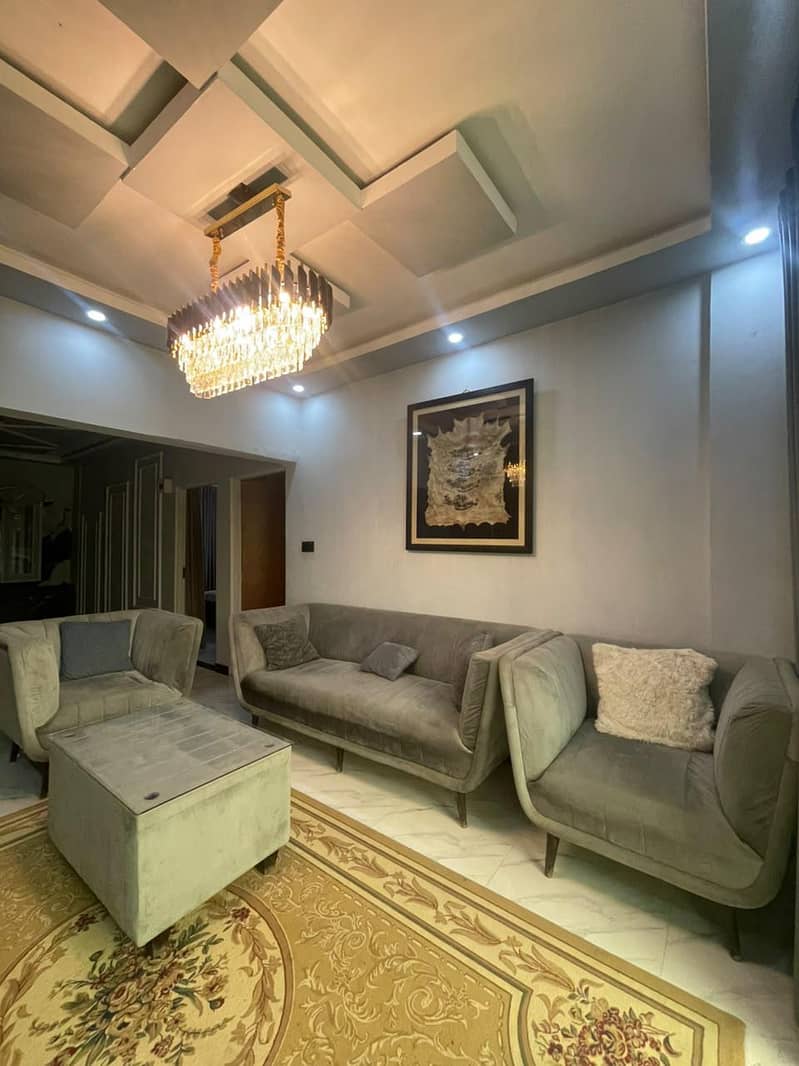 Five seater sofa with table 0