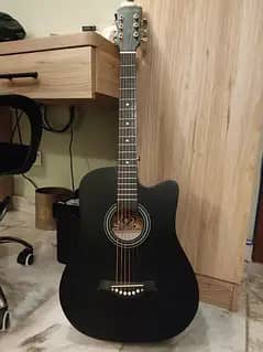 38 Inch - Color Black - Guitar (Galaxy Leo) - 18 Frets & 6 strings.