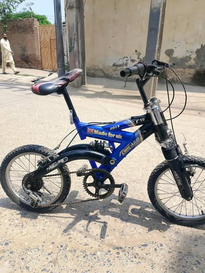 Blue Folding Mountain/BMX Cycle – Good Condition