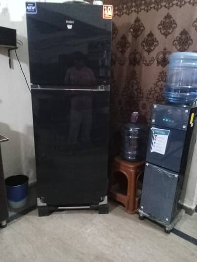 haier glass door xl size brand new condition