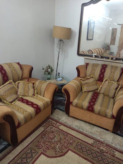 5 seater sofa set with dewan