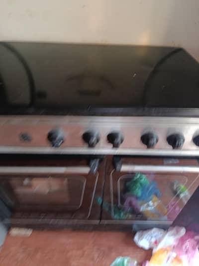 stove with 5 burner and gas oven