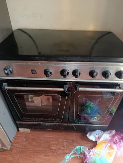 stove with 5 burner and gas oven