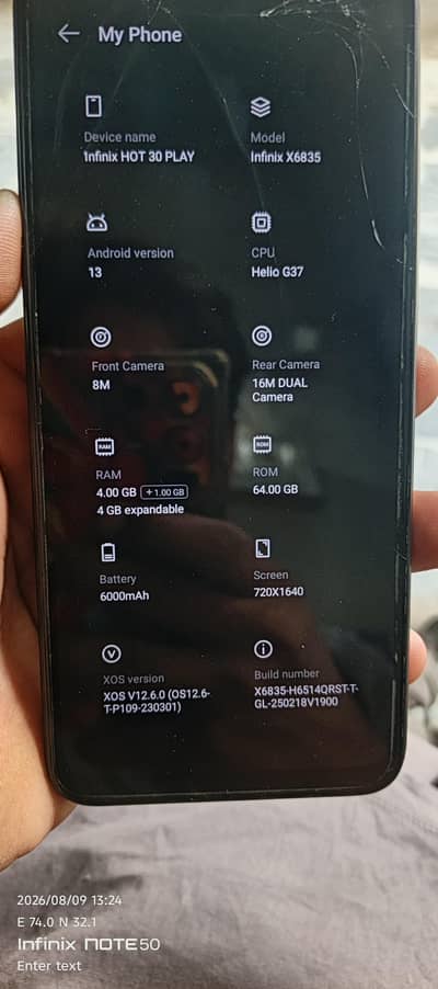 Infinix Hot 30 Play