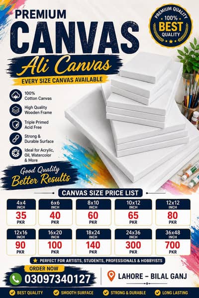 Canvas for Painting | Premium Quality