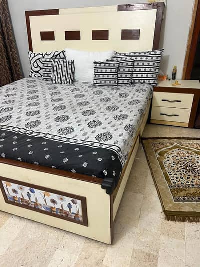 King Size Bedroom Set | Bed + 3 Door Wardrobe + Dressing + Side Tables