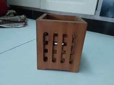 Wooden Pen Holder