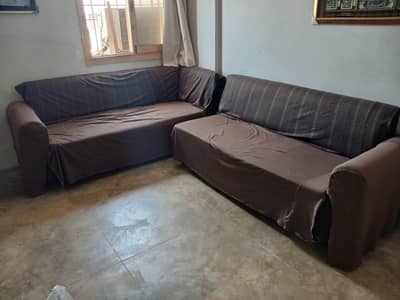  L-Shape Sofa Set for Sale – 7 Seater