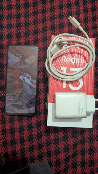 xiaomi Redmi 13 8gb ram 128 rom lush condition 100% original