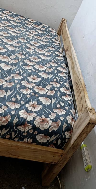 King Size Bed - Solid Kikar original Wood (brand new)