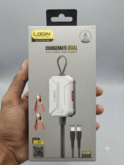 Brand New LOGIN Chargemate Dual (L-501