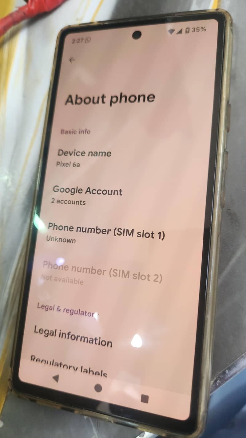 pixel 6A 5