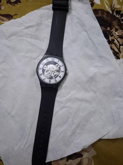 Swatch skeleton"Gent"/"new gent"series watch
