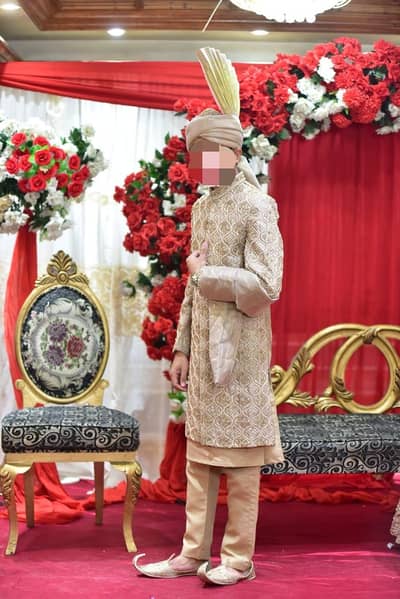 Sherwani | Groom Sherwani | Groom Barat dress | Embroidered Sherwani
