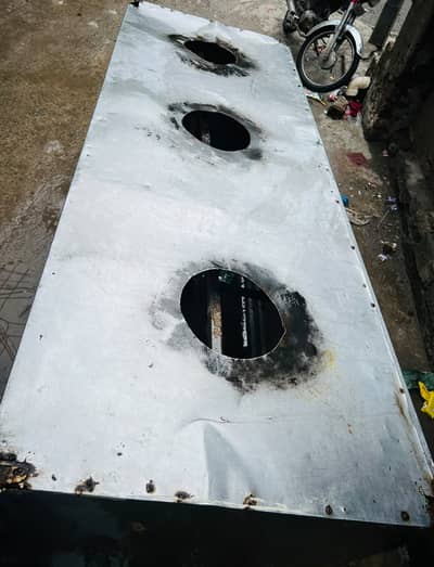Heavy-Duty Commercial Iron Stove Counter for Sale