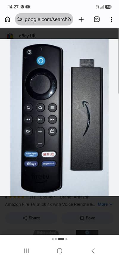 Amazon 4k tv stick