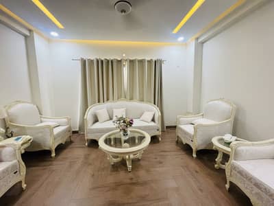 7 seat sofa set with one centre two side table