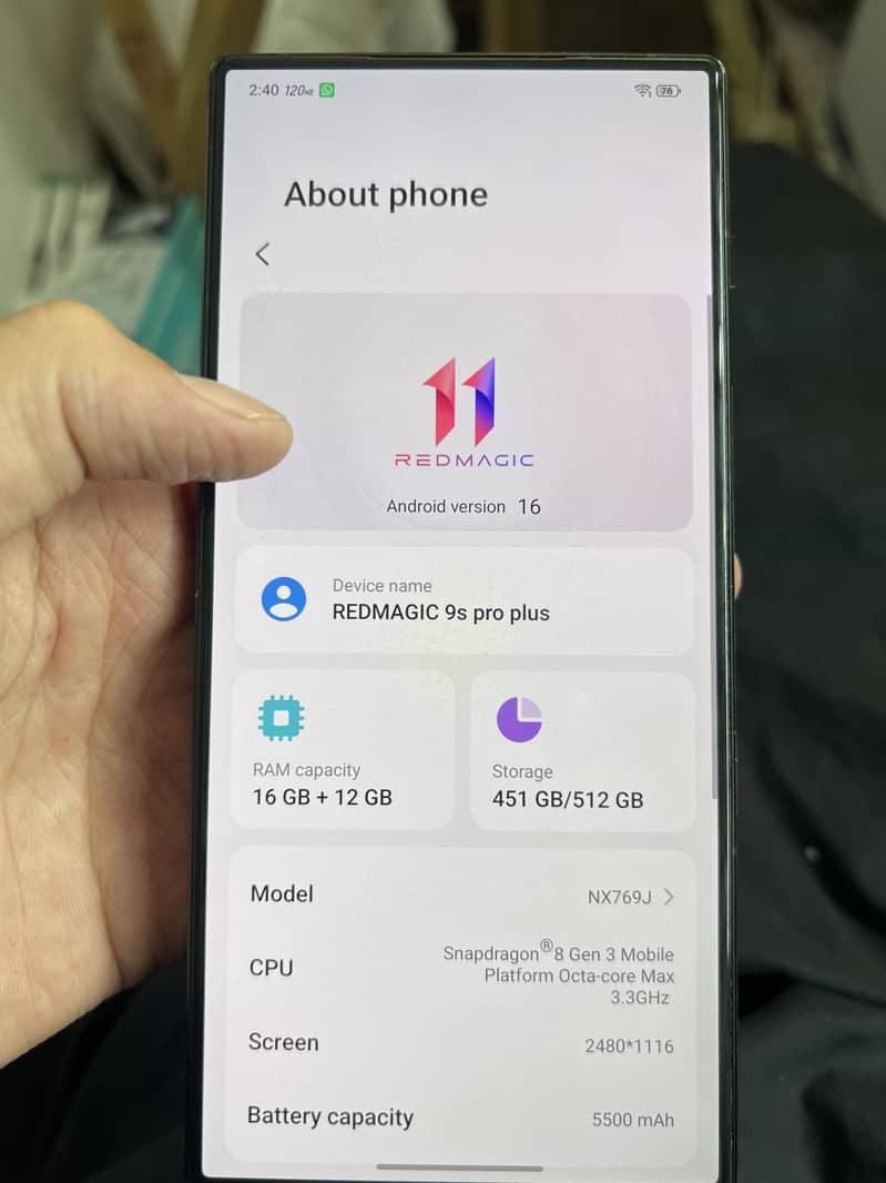 Red magic 9 pro 5