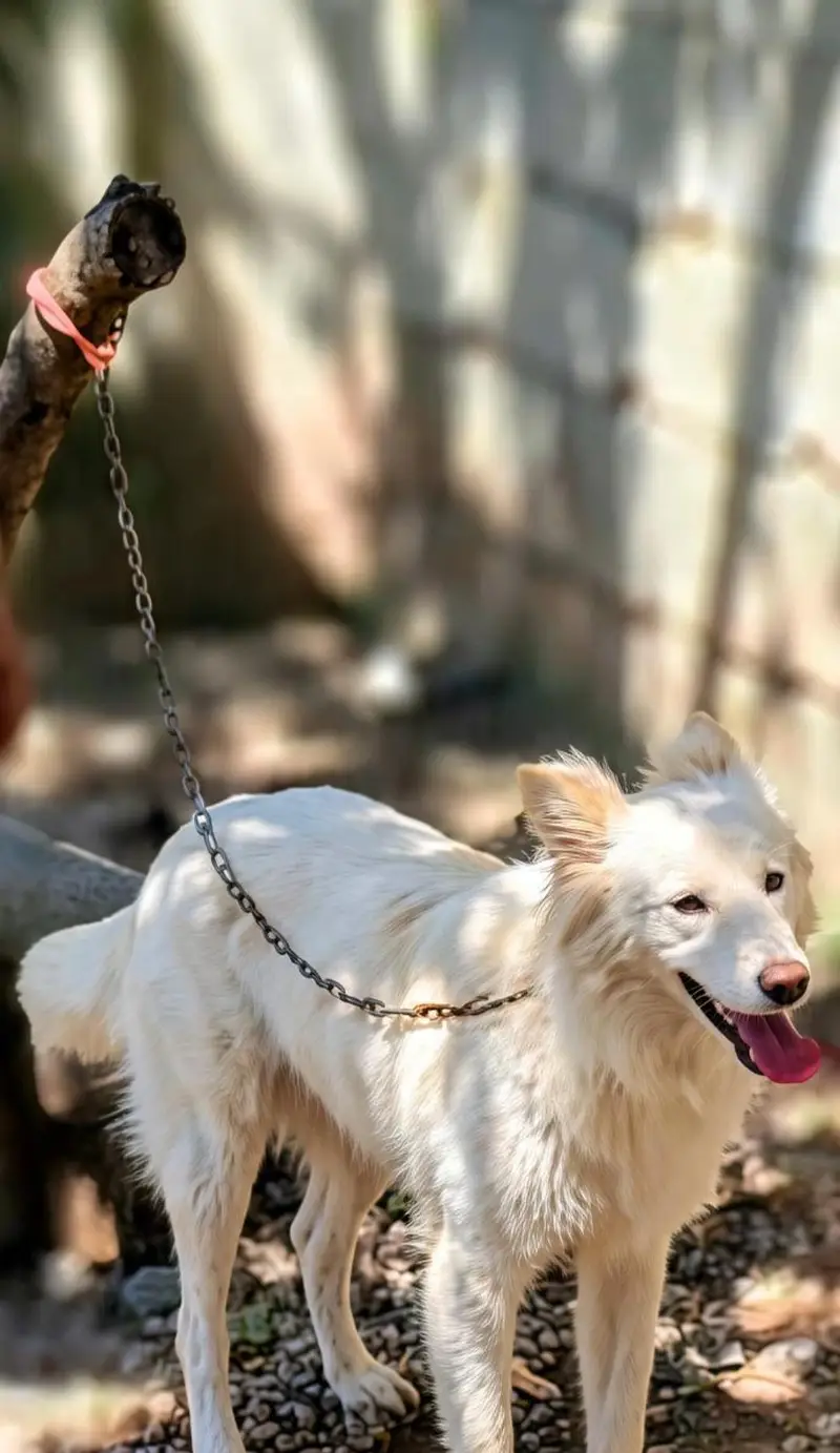 White German Shepherd Mix - 1 Year Old — photo 3