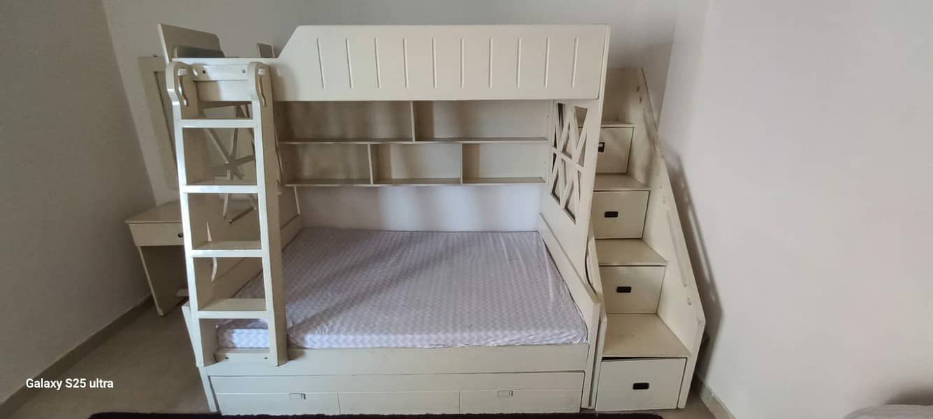 Bunk Bed (triple), including study table, dressing table 8