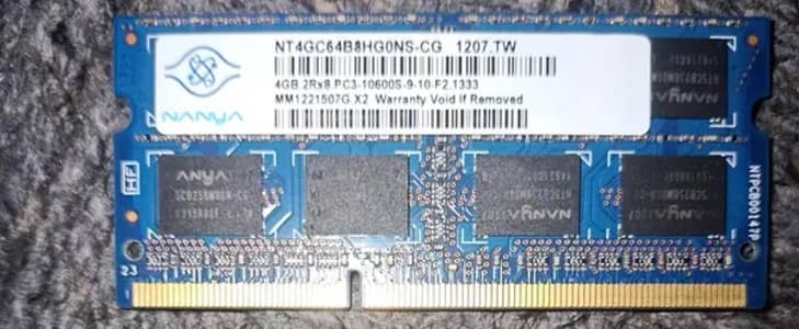 DDR 3 laptop ram
