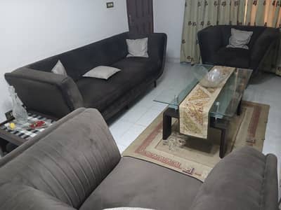 Suede Sofa - 5 seater