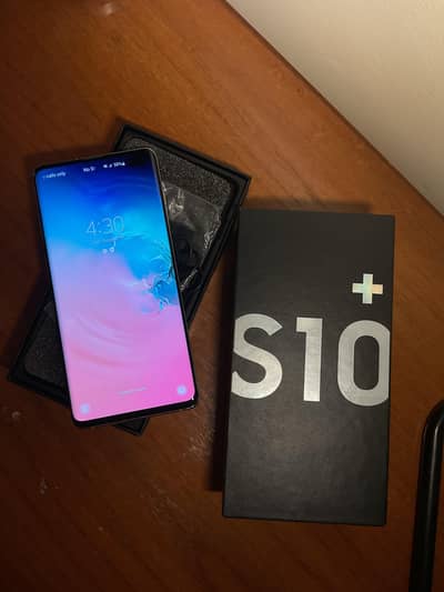 Samsung Mobile S10 Plus Only opened box from Canada